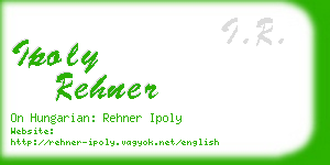ipoly rehner business card